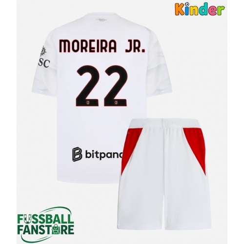 AC Milan Diego Moreira #22 Replik Auswärtstrikot Kinder 2026-27 Kurzarm (+ Kurze Hosen)